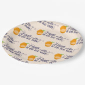 Assiettes En Carton Un Baby shower Un Peu Cutie (Angle)