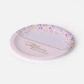 Assiettes En Carton Un Baby shower Un Peu Fleur sauvage, Moderne Et Dé (Angle)