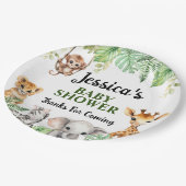 Assiettes En Carton Un Baby shower Un Peu Sauvage (Angle)