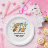 Assiettes En Carton Un bébé brasse du baby shower (Fête)