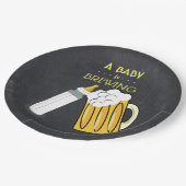 Assiettes En Carton Un bébé brasse le plat (Angle)