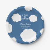 Assiettes En Carton Un Bébé brasse un Baby shower de café Invitation (Devant)