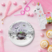 Assiettes En Carton Un bébé brasse une plaque de fête (P/G) (Fête)