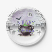 Assiettes En Carton Un bébé brasse une plaque de fête (P/G) (Devant)