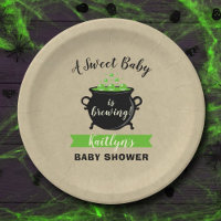 Un Bébé Doux Brasse Le Baby shower D'Halloween