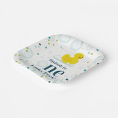 Assiettes En Carton Un Canard chanceux Première fête d'anniversaire (Angulaire)