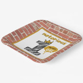 Assiettes En Carton Un célèbre| Hip hop des années 90 Retro 1er annive (Angulaire)