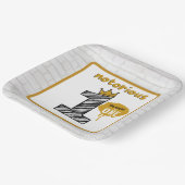 Assiettes En Carton Un célèbre| Retro Hip hop des années 90 1er annive (Angulaire)