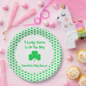 Assiettes En Carton Un Charme Chanceux Est En Route (Fête)