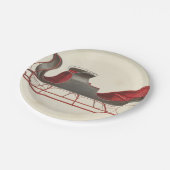 Assiettes En Carton Un Cheval Sleigh Open - Fred Weiss (Angle)