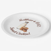 Assiettes En Carton Un Cookie Sucré ! Première fête d'anniversaire (Angle)