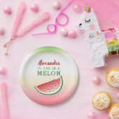 Assiettes En Carton Un dans un Melon 1er anniversaire (Fête)