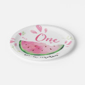 Assiettes En Carton Un dans un Melon Anniversaire Plaques papier (Angle)