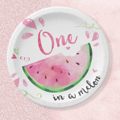 Assiettes En Carton Un dans un Melon Anniversaire Plaques papier