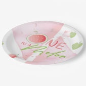 Assiettes En Carton Un dans un Melon mignon été (Angle)