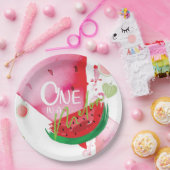 Assiettes En Carton Un dans un Melon mignon été (Fête)