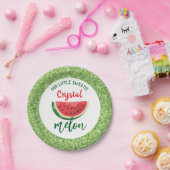 Assiettes En Carton Un dans une Parties scintillant Melon Watermelon P (Fête)