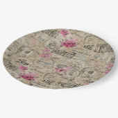 Assiettes En Carton Un Ephémère français série 24 (Angle)