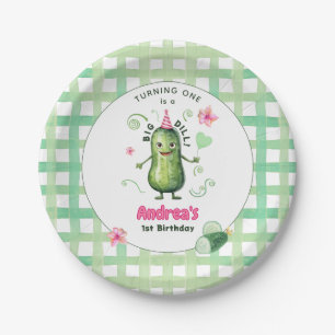 Assiettes En Carton Un Gros Cornichon Anniversaire Rose Premier