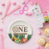 Assiettes En Carton UN Happy Camper 1er anniversaire (Fête)