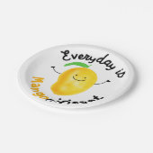 Assiettes En Carton Un jeu de mangue positif - le quotidien est magnif (Angle)