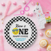 Assiettes En Carton Un joyeux Dude anniversaire 1er anniversaire (Fête)