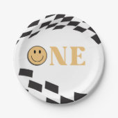 Assiettes En Carton Un joyeux Mec 1er anniversaire (Devant)