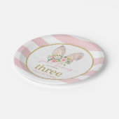 Assiettes En Carton Un lapin est en train de tourner TROIS (Oreilles d (Angle)