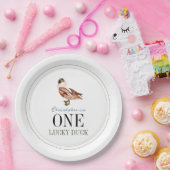 Assiettes En Carton Un Lucky Duck Classic Boy 1er Anniversaire (Fête)