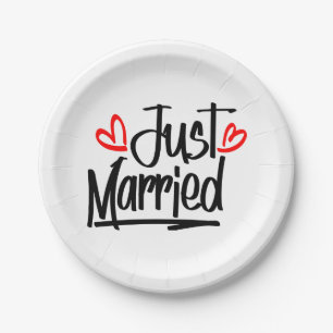Assiettes En Carton Un Mariage Noir Et Blanc Marié