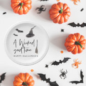 Assiettes En Carton Un mauvais moment | Bonne Halloween