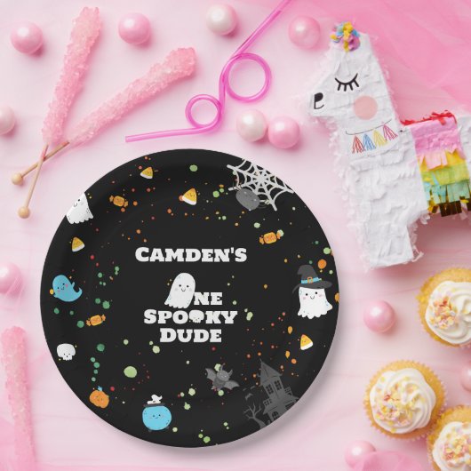 Assiettes En Carton Un Mec Éffrayant Anniversaire (Fête)