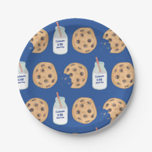 Assiettes En Carton Un meilleur garçon Motif de biscuits premier anniv