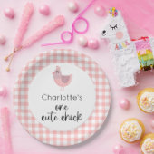 Assiettes En Carton Un mignon poussette 1er anniversaire (Fête)