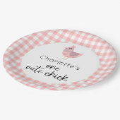 Assiettes En Carton Un mignon poussette 1er anniversaire (Angle)