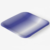 Assiettes En Carton Un motif géométrique bleu complexe avec symétrie (Angulaire)