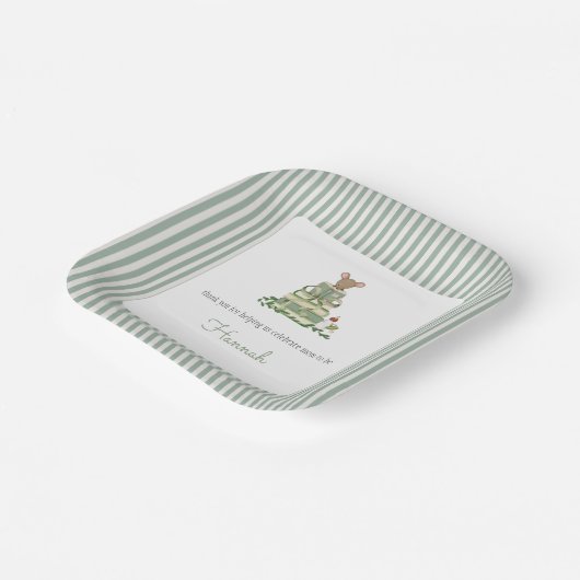 Assiettes En Carton Un nouveau Baby shower de chapitre (Angulaire)