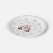 Assiettes En Carton Un nouveau chapitre commence, Baby shower d'hiver  (Angle)