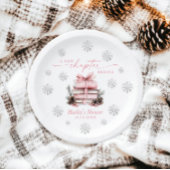 Assiettes En Carton Un nouveau chapitre commence, Baby shower d'hiver 