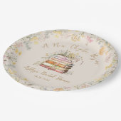 Assiettes En Carton Un nouveau chapitre commence la Fête des mariées r (Angle)