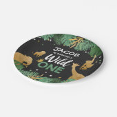 Assiettes En Carton Un or sauvage d'animaux de safari de plaques à (Angle)