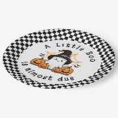Assiettes En Carton Un petit Baby shower Boo Halloween (Angle)