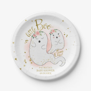 Assiettes En Carton Un Petit Boo Joli Baby shower Fille Halloween