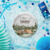 Assiettes En Carton Un petit Camper est sur le chemin Baby Boy Shower (Fête)