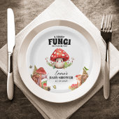 Assiettes En Carton un petit champignon Baby shower papillon de champi