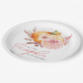 Assiettes En Carton Un Petit Citrouille Se Trouve Sur Le Chemin Du Bab (Angle)