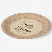 Assiettes En Carton Un Petit Cowboy Western Plaques de papier pour béb (Angle)