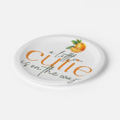 Assiettes En Carton Un Petit Cutie Est Sur Le Chemin Des Plaques (Angle)