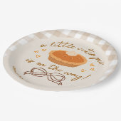 Assiettes En Carton Un petit Cutie Pie est en route (Angle)