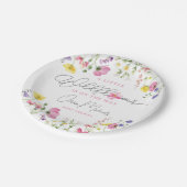 Assiettes En Carton Un Petit Fleur sauvage Se Trouve Sur Le Chemin Du  (Angle)